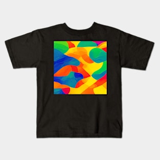 omg pattern abstract background Kids T-Shirt